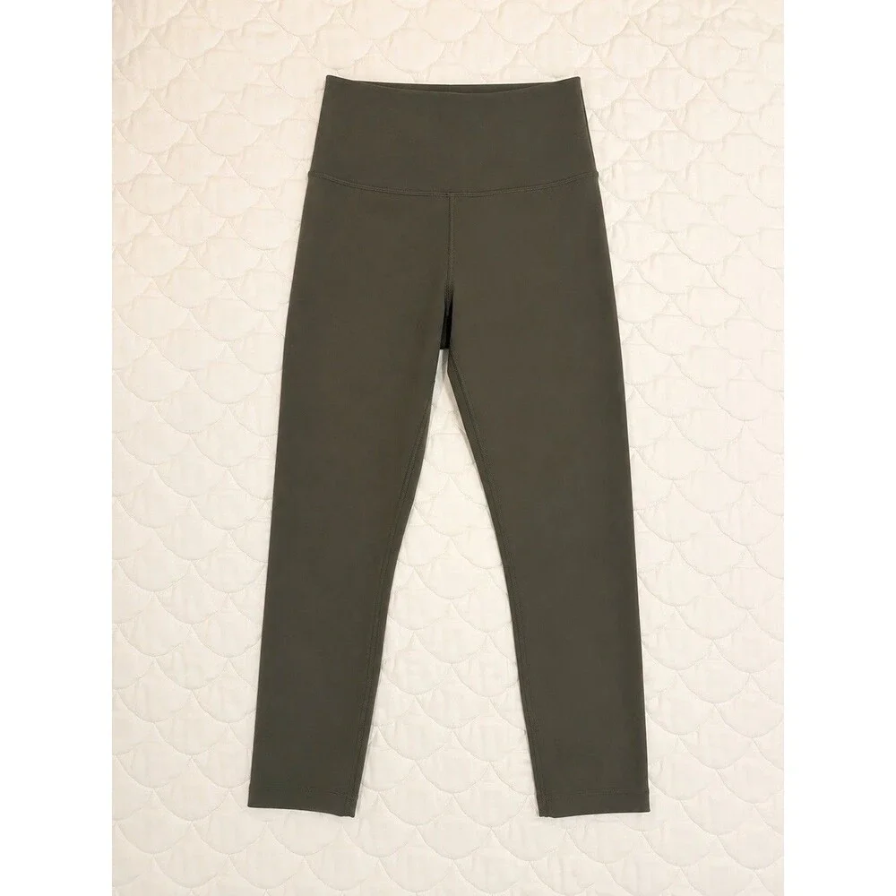 Lululemon Wunder Under High Rise Tight 29” Leggings Women’s Size 6 Dark Olive Gr